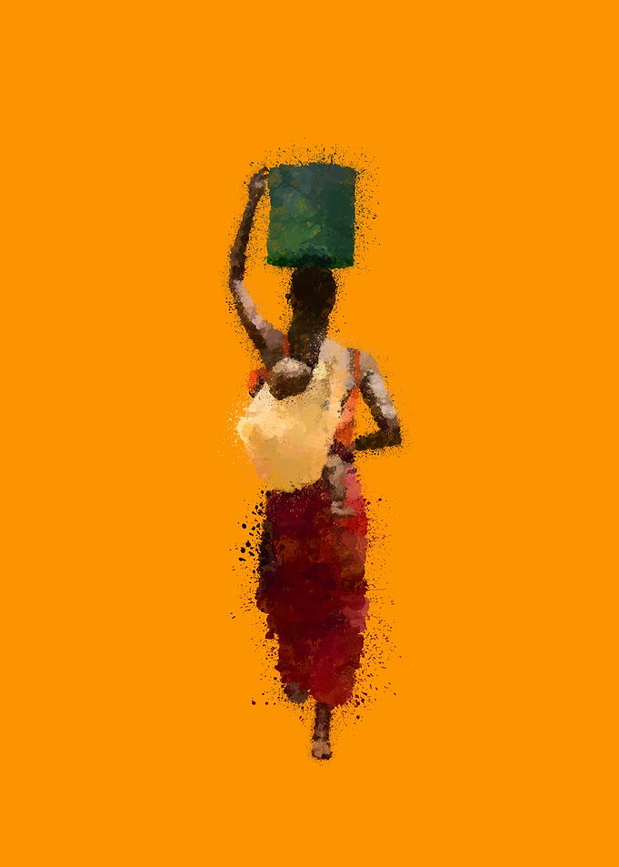 Woman and a Baby Sling