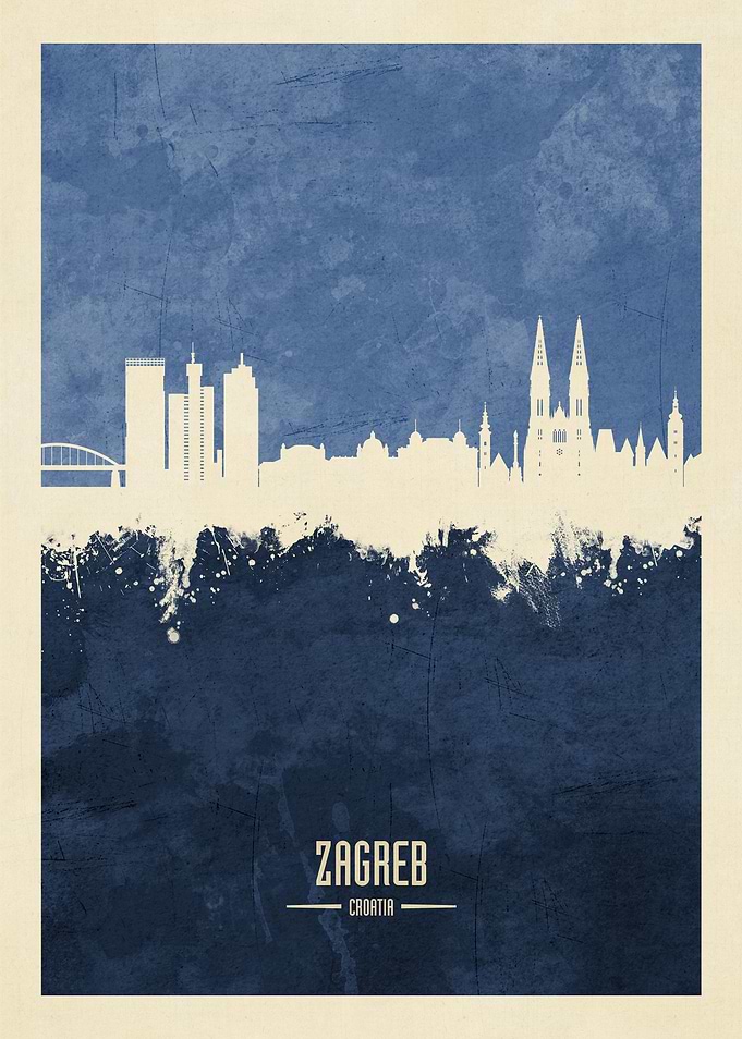 Zagreb Skyline Croatia