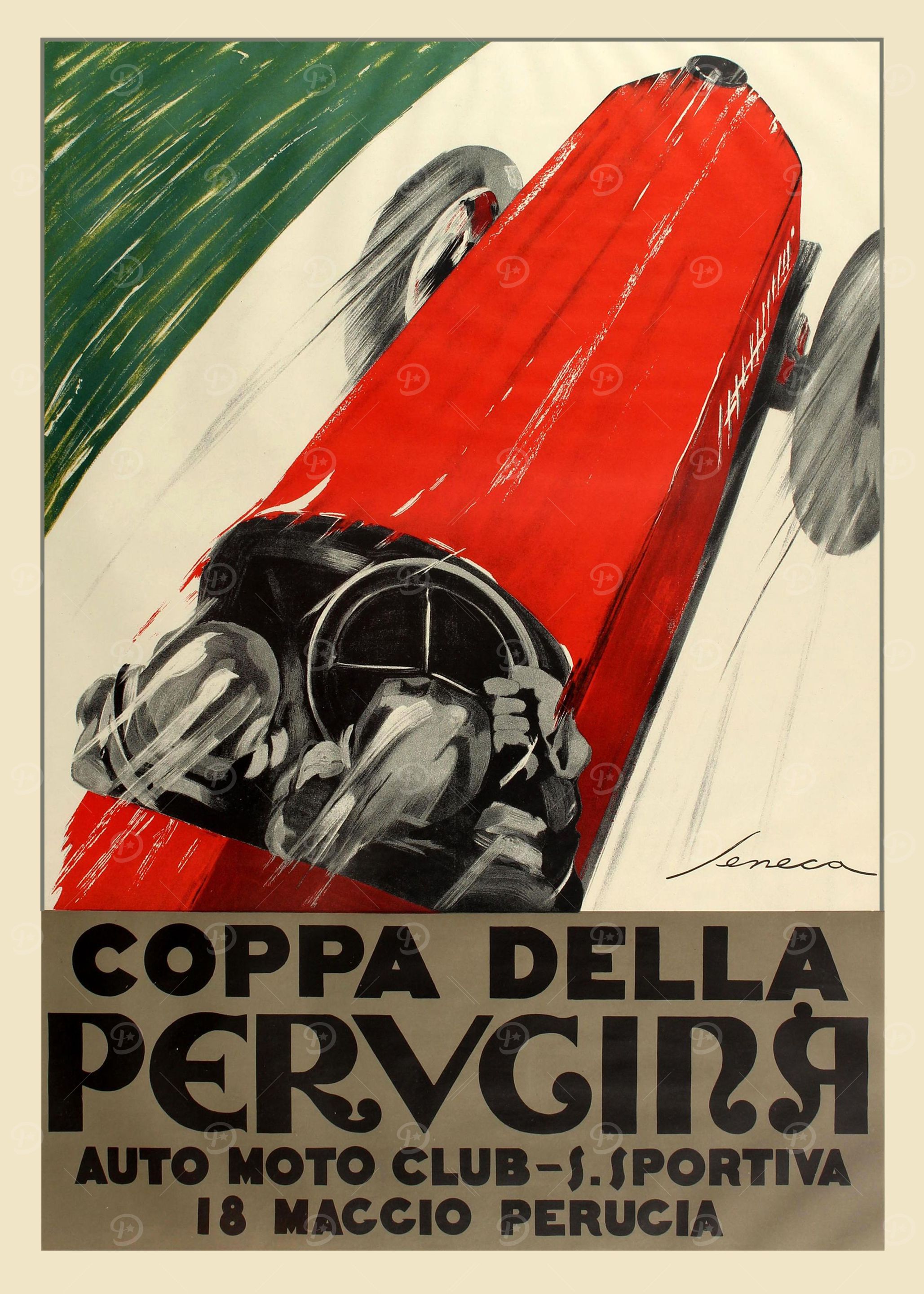 Coppa Della Perugina 1924 By Federico Seneca