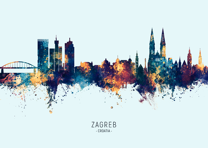Zagreb Skyline Croatia