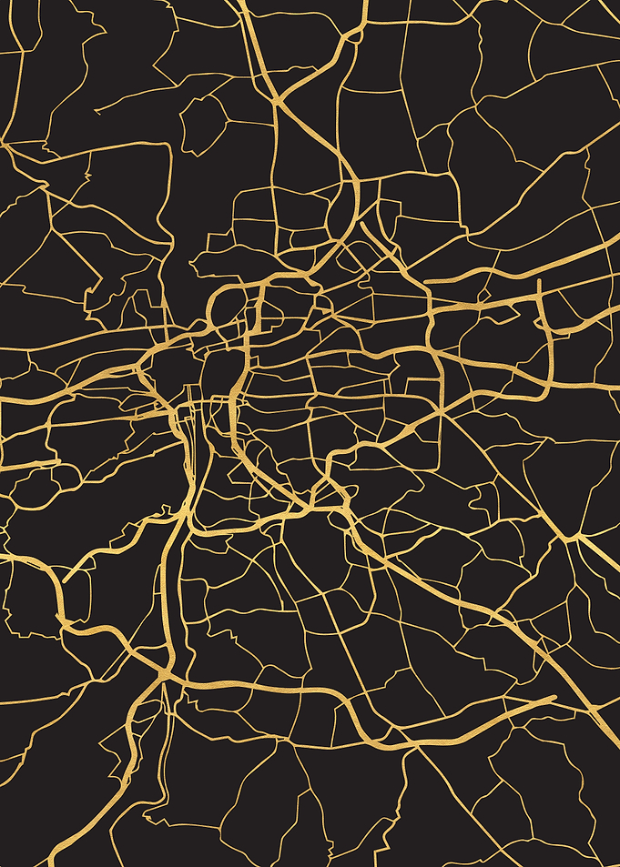Prague Map Czech Republic