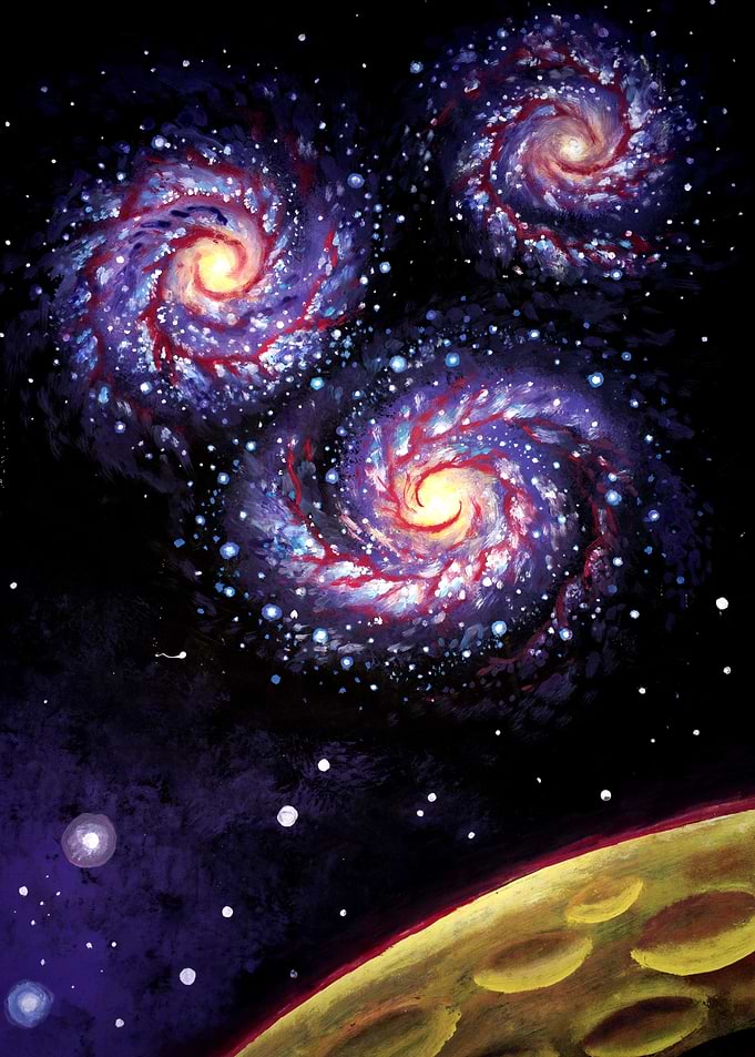 Galactic trio