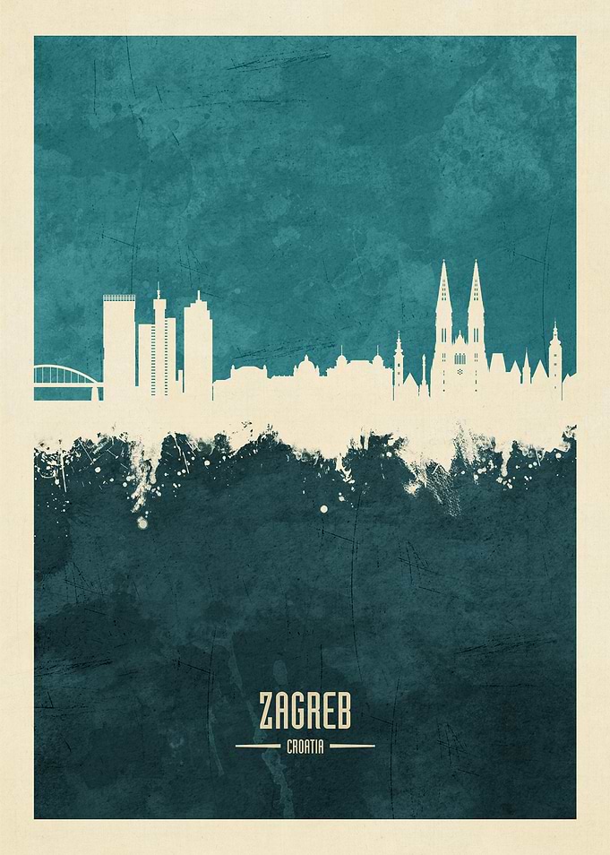 Zagreb Skyline Croatia
