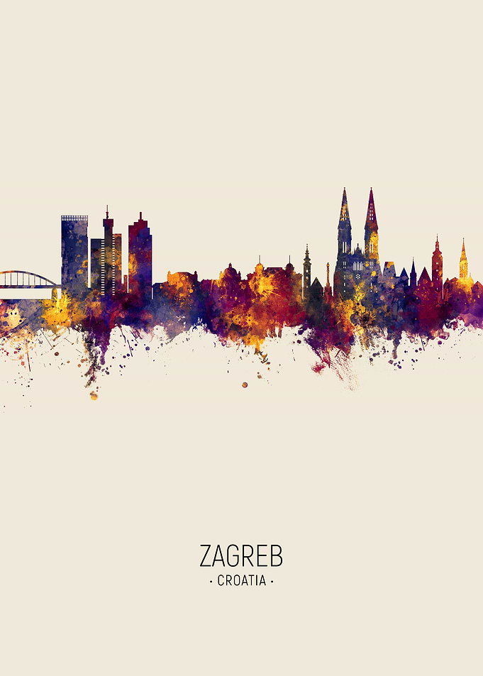 Zagreb Skyline Croatia