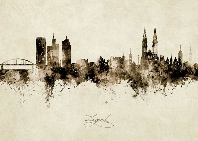 Zagreb Skyline Croatia