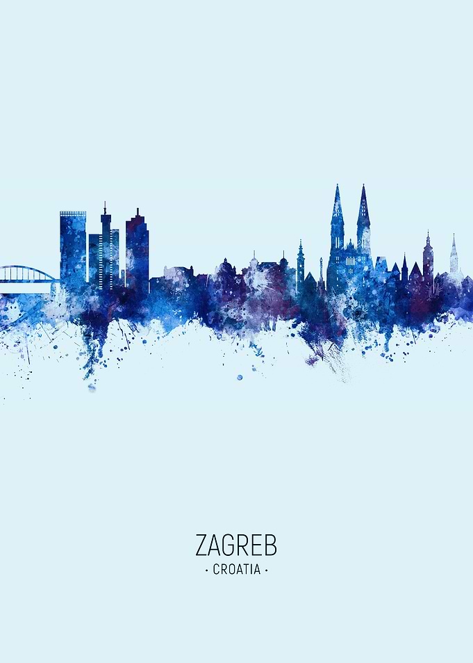 Zagreb Skyline Croatia