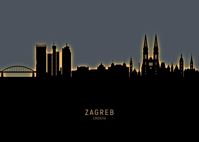 Zagreb Skyline Croatia