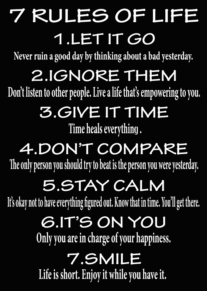7 Rules of Life