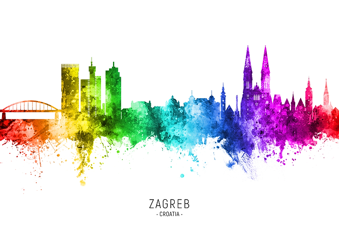 Zagreb Skyline Croatia