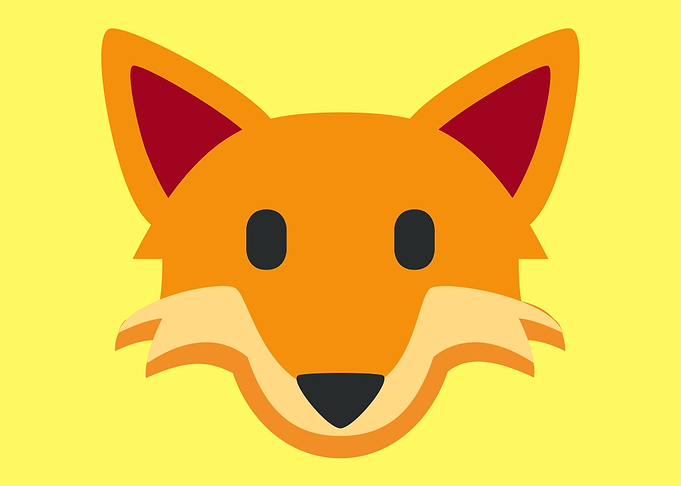 cute fox drawing