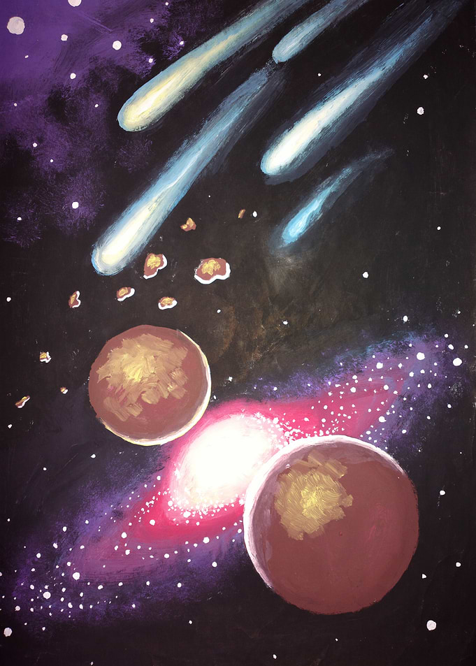 Galaxy and comets
