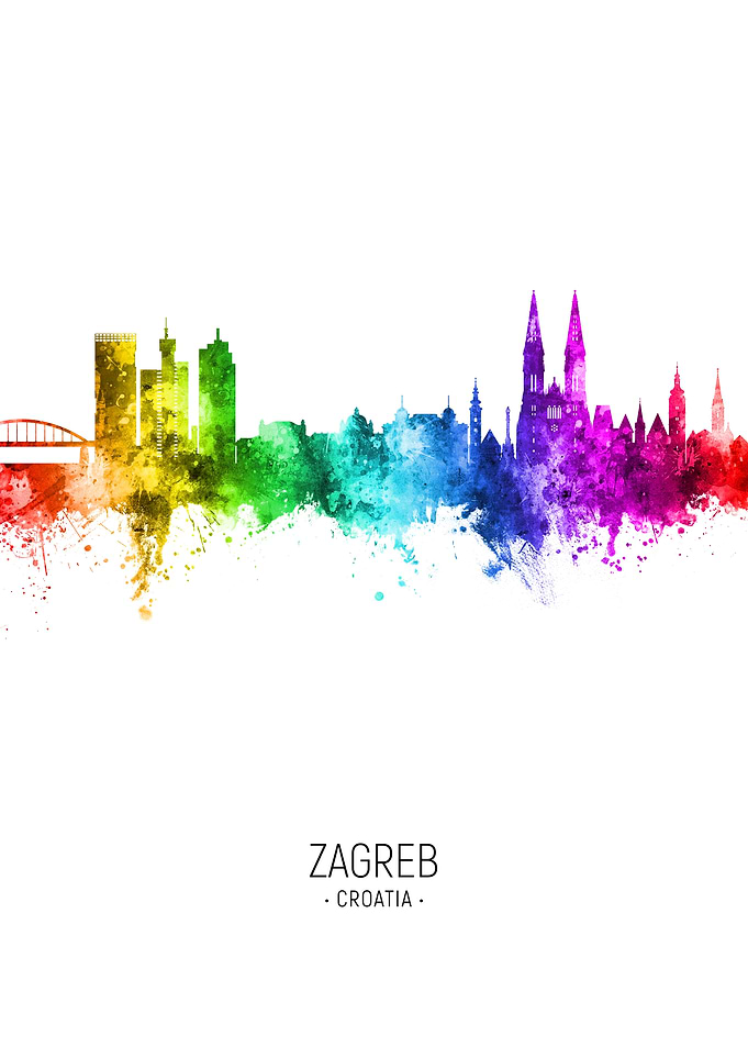 Zagreb Skyline Croatia