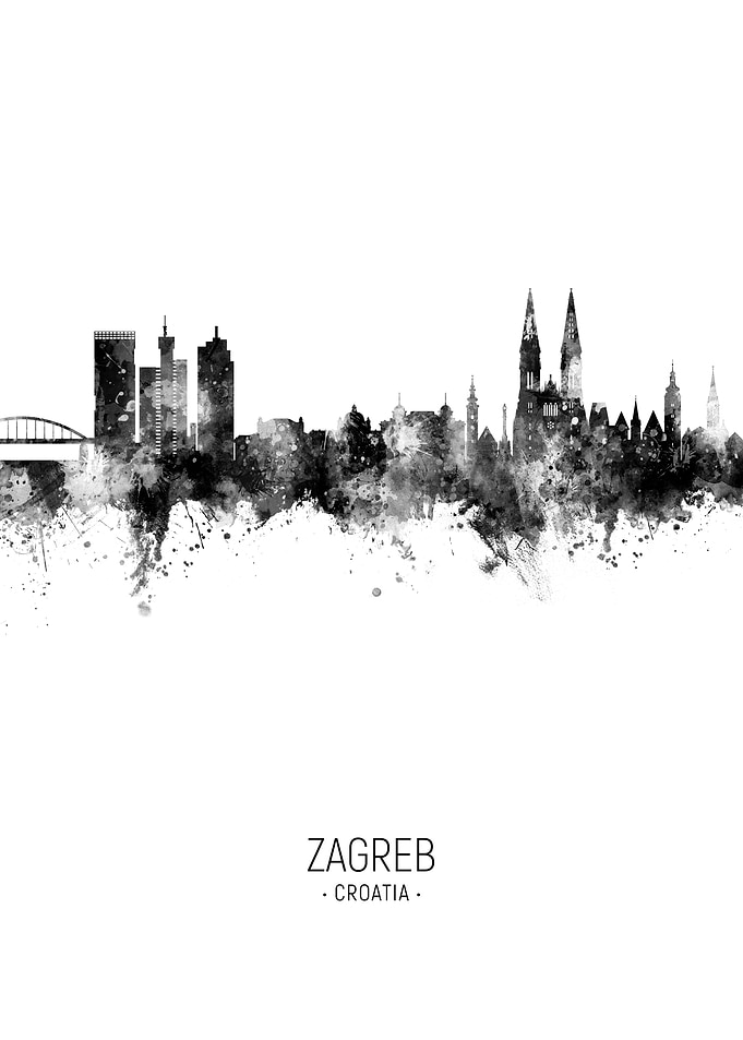 Zagreb Skyline Croatia