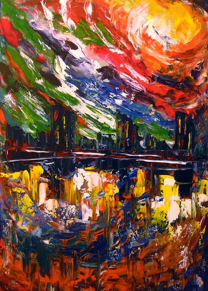 City before the storm