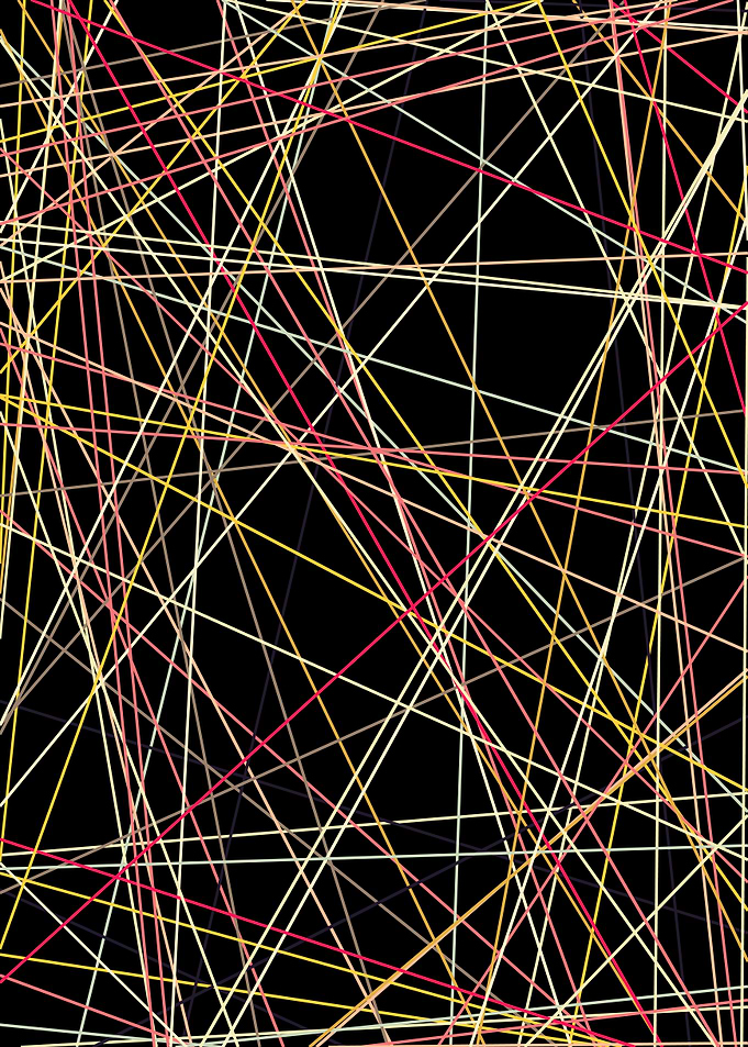 Universe Colorful Lines