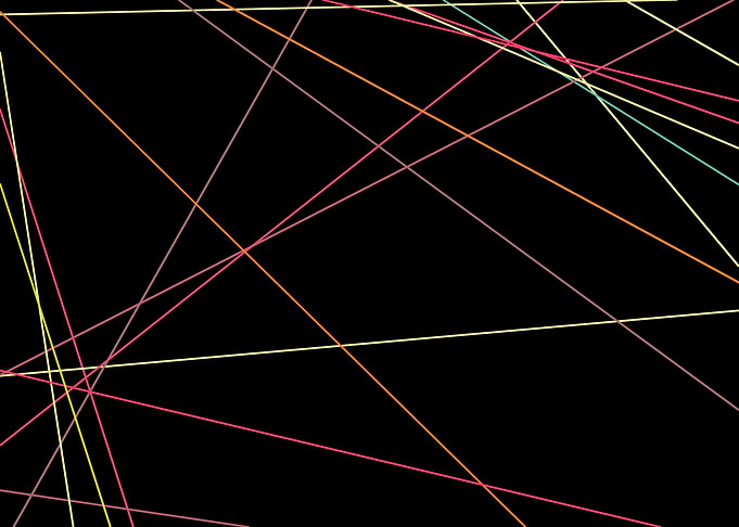 Universe Colorful Lines