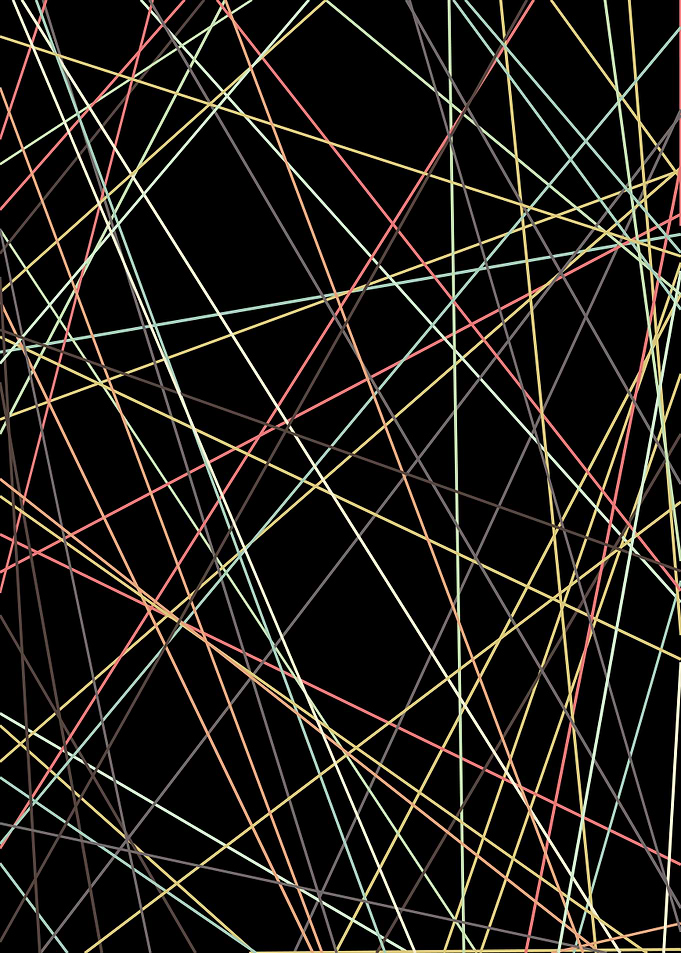 Universe Colorful Lines