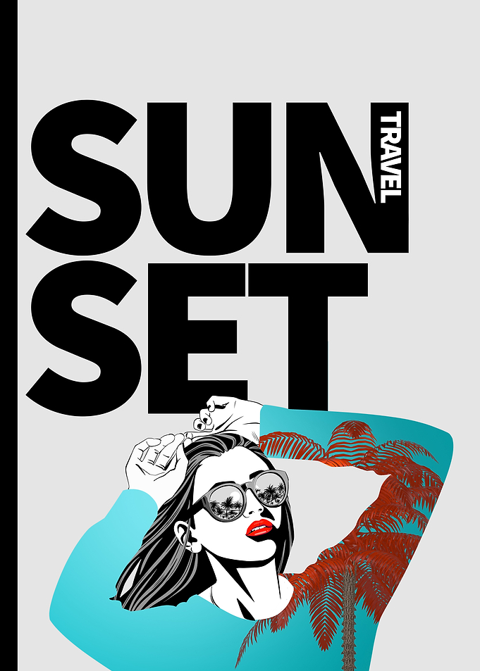 Travel theme poster