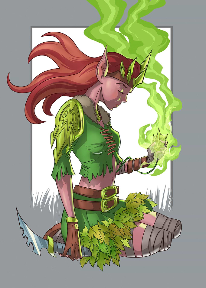 Elf Warrior Girl