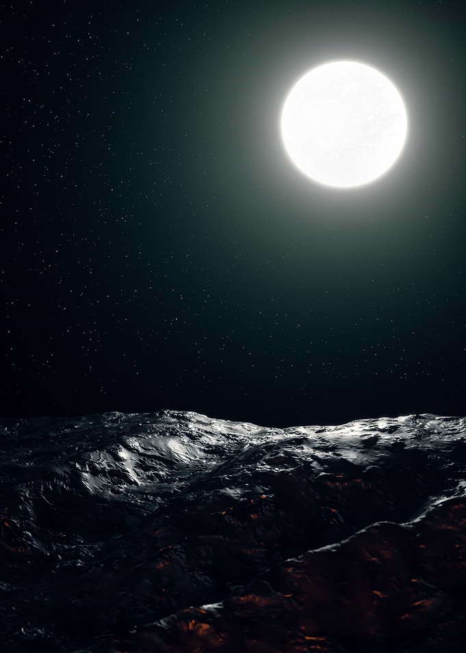 A Swollen Silver Moon