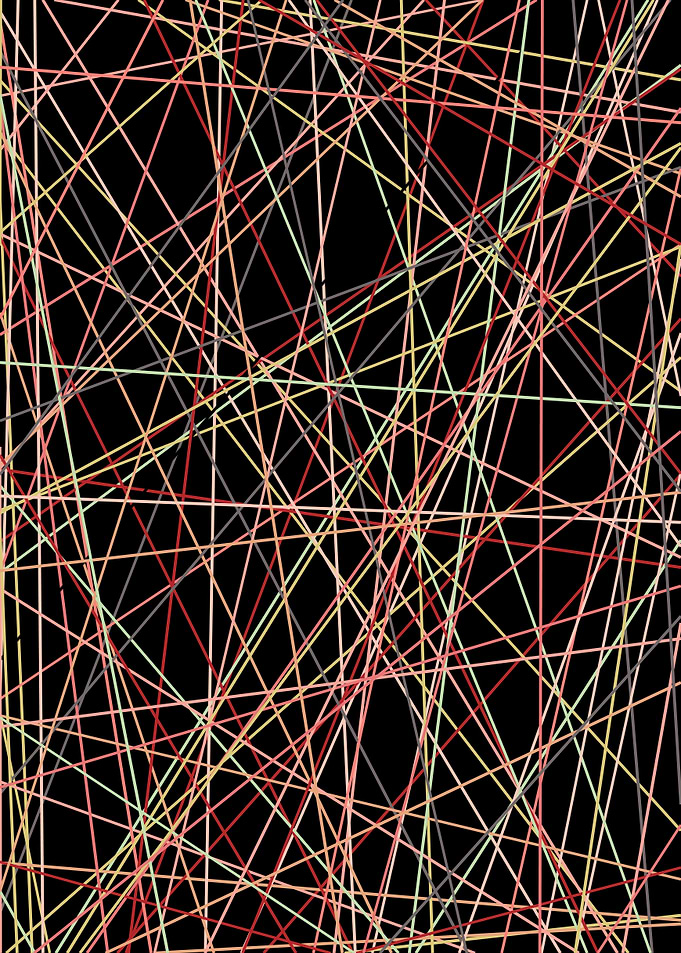 Universe Colorful Lines
