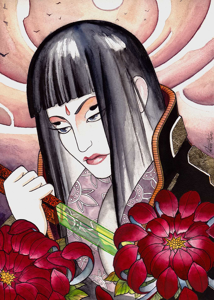 Geisha Kunoichi Warrior