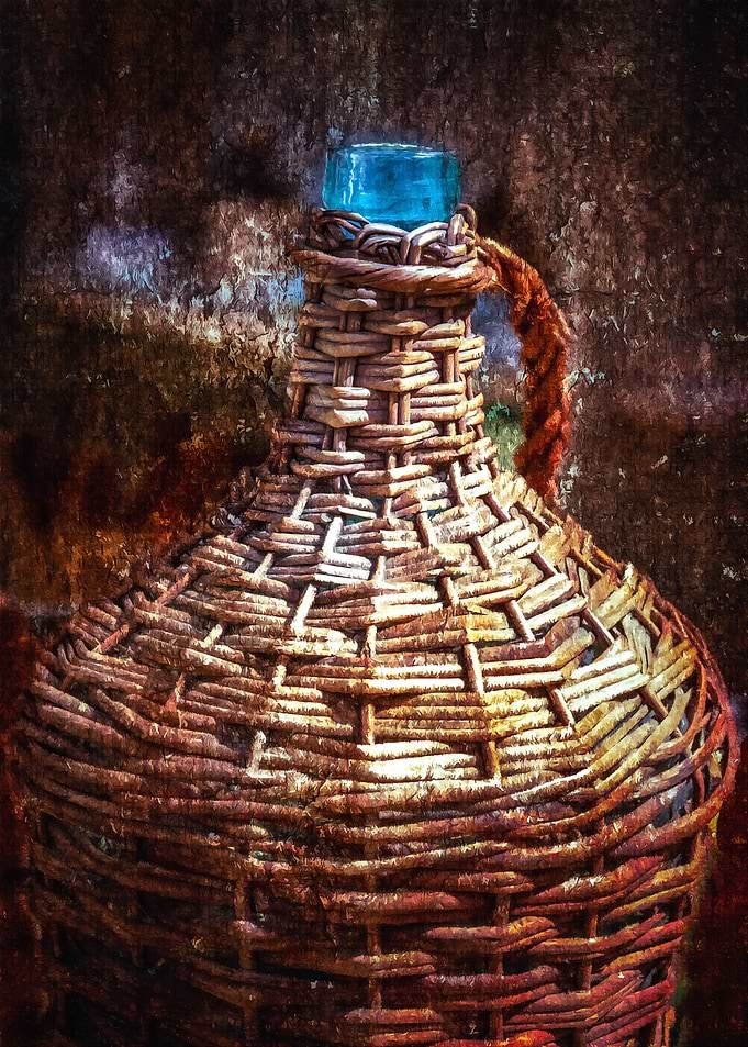 Wickered Vintage Bottle