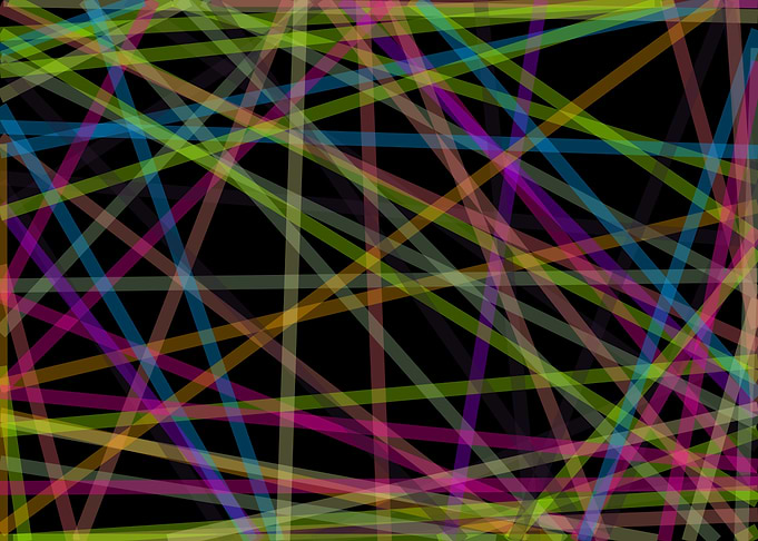 Universe Colorful Lines