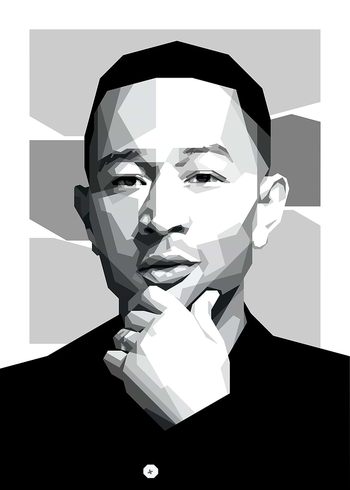John Legend grayscale