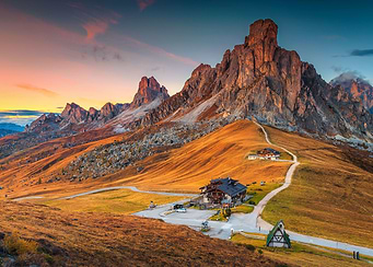 Majestic Sunset and Alpine