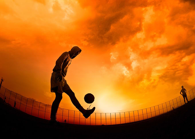 Fly football