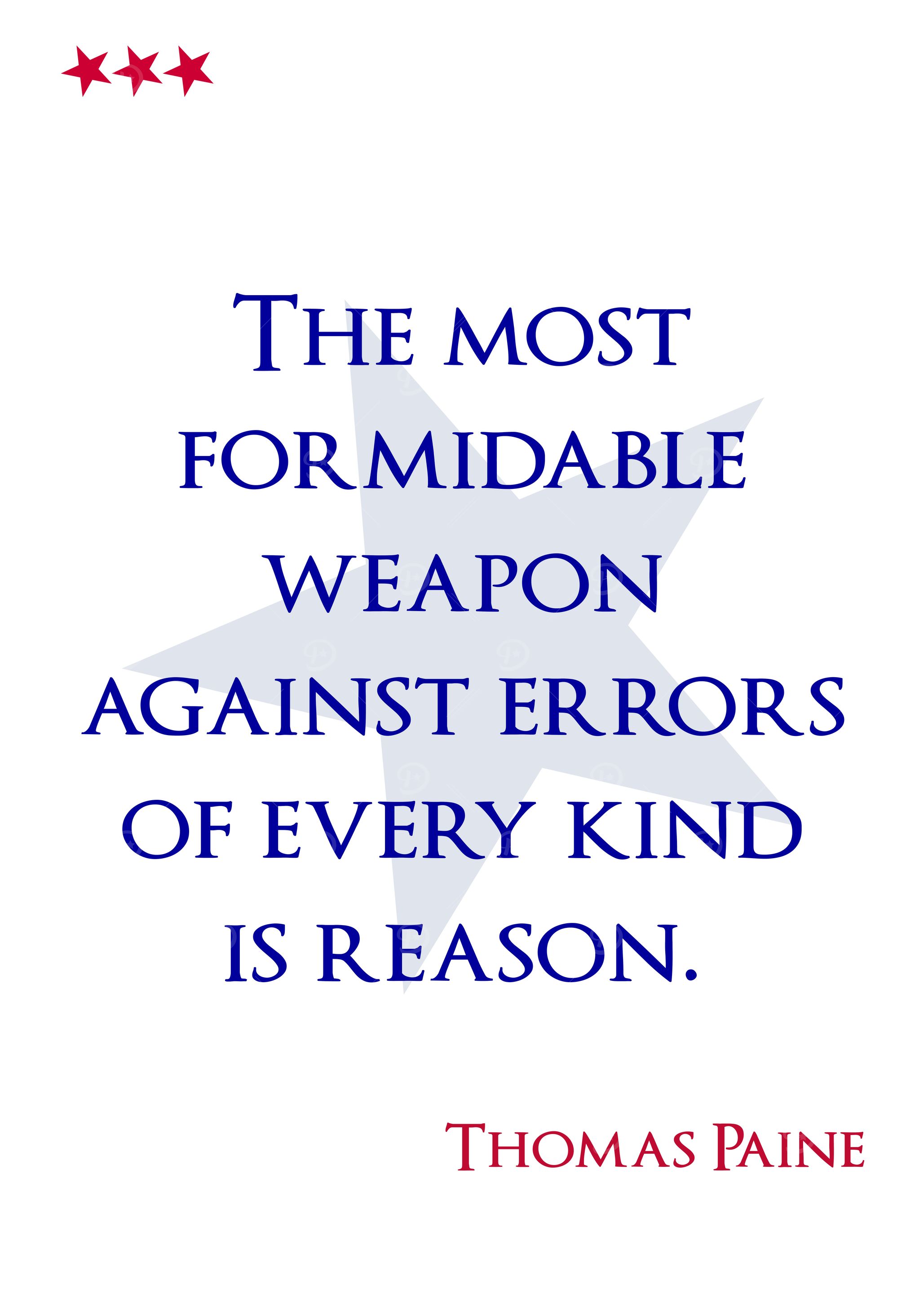 Thomas Paine Reason