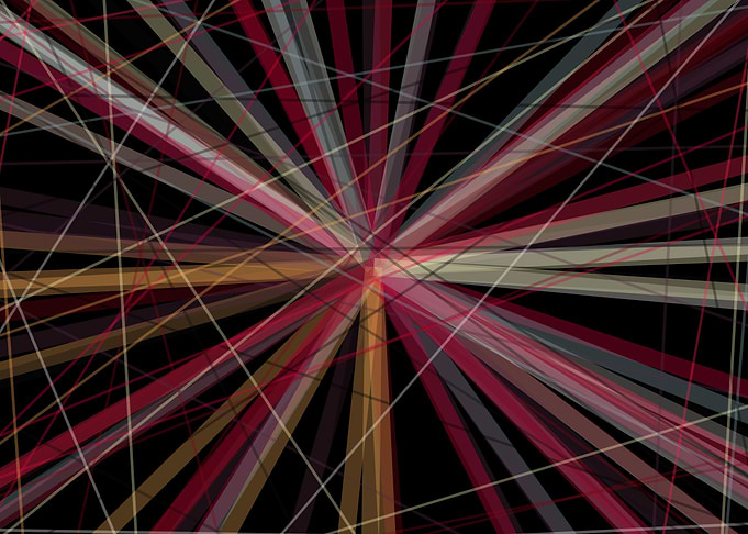 Universe Colorful Lines