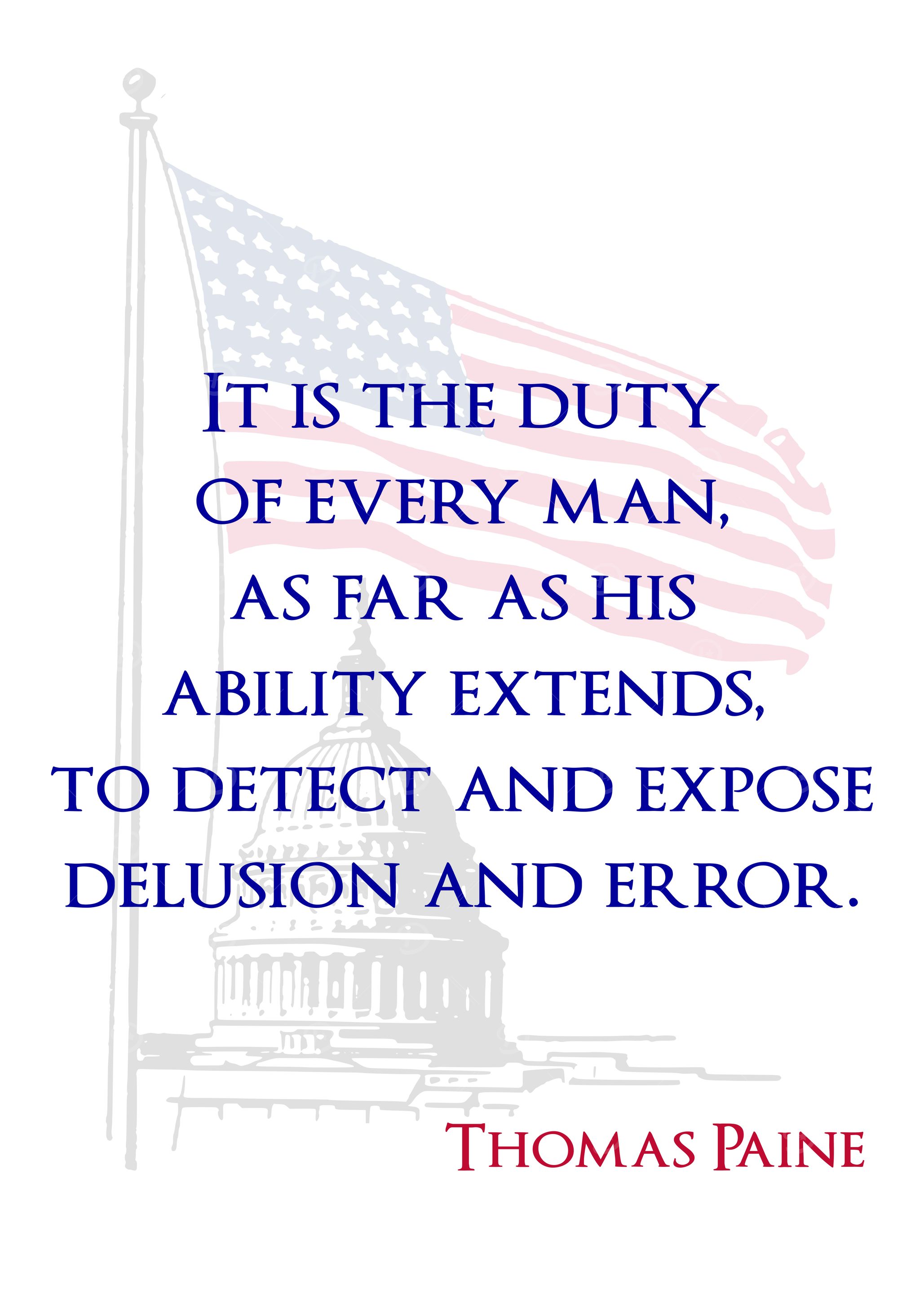 Thomas Paine Duty