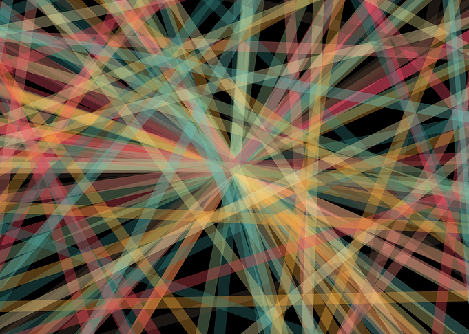 Universe Colorful Lines