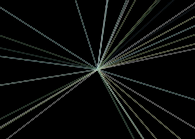 Universe Colorful Lines