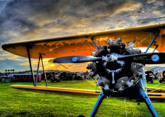 Sunset on the Wings