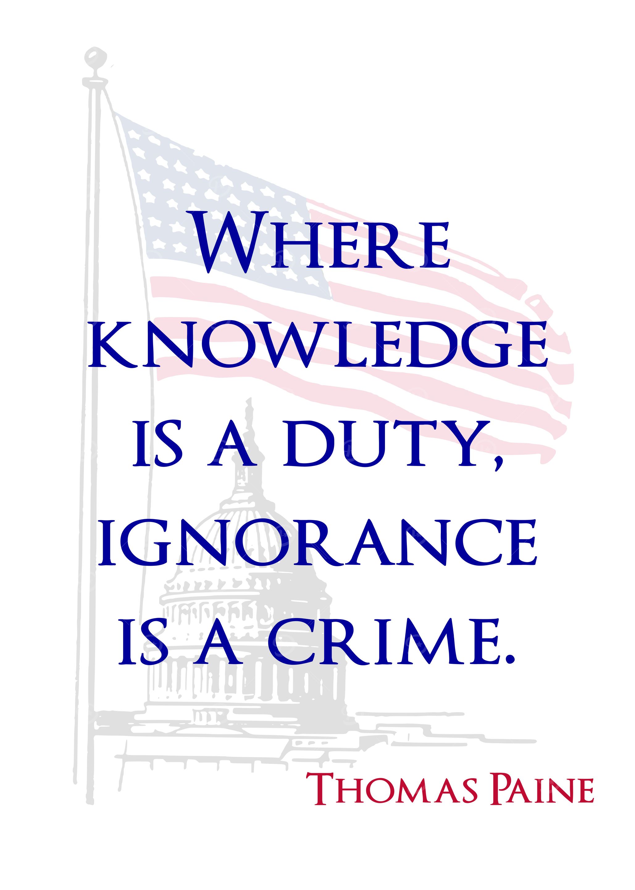 Thomas Paine Knowledge