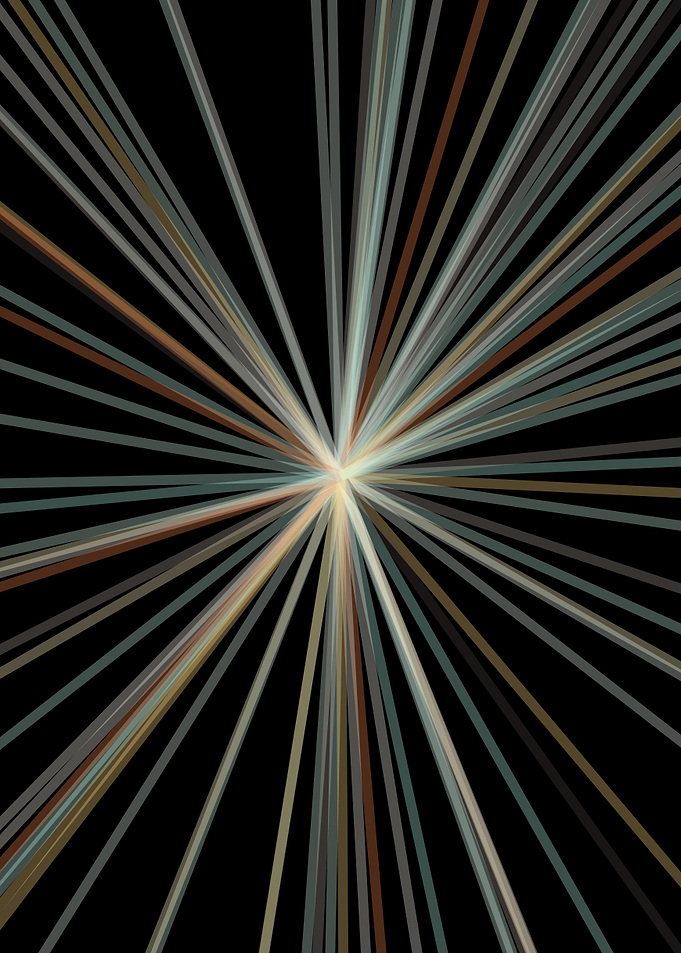 Universe Colorful Lines