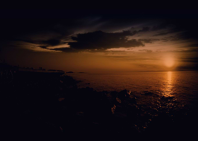 Sea sunset
