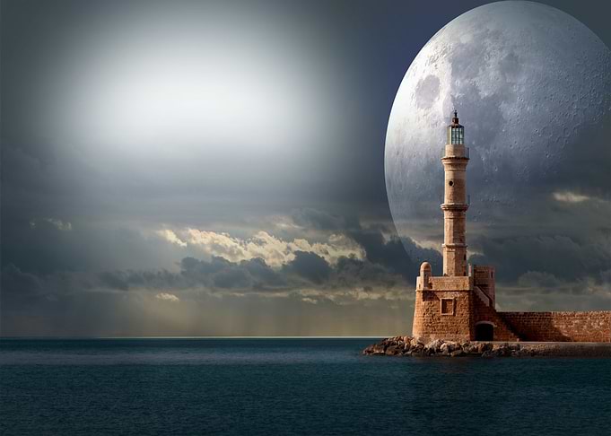 Lighthouse Night Scene