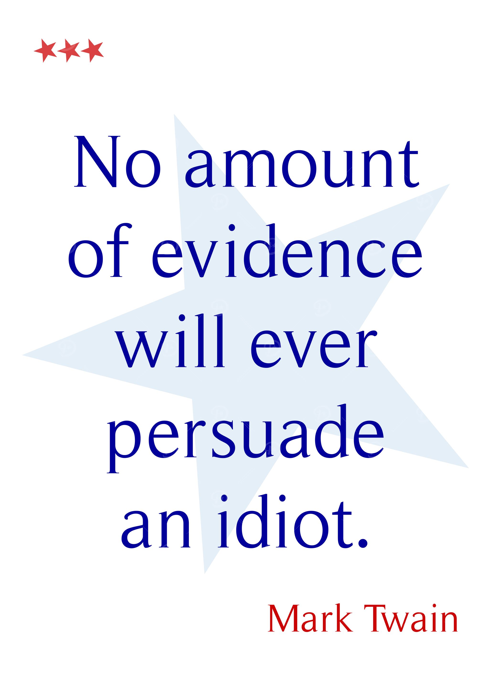 Mark Twain Evidence