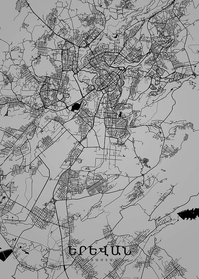 Yerivan map BW