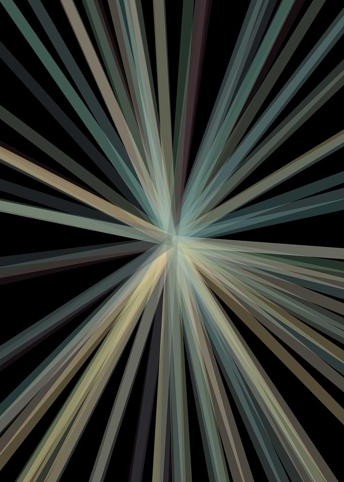 Universe Colorful Lines