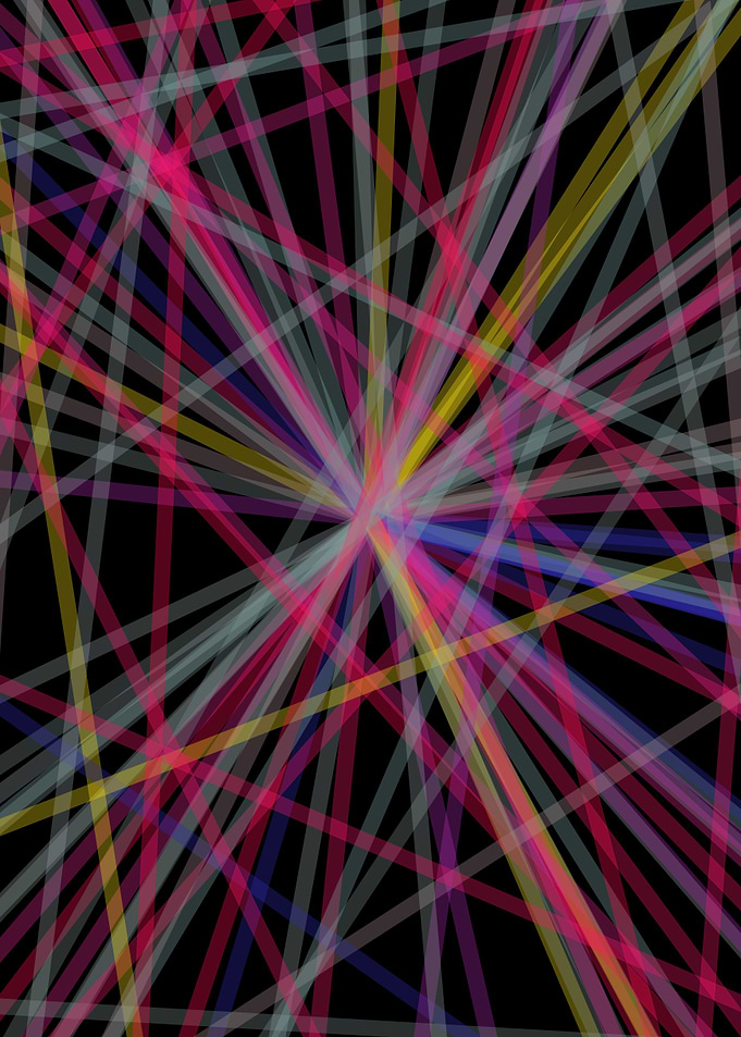 Universe Colorful Lines