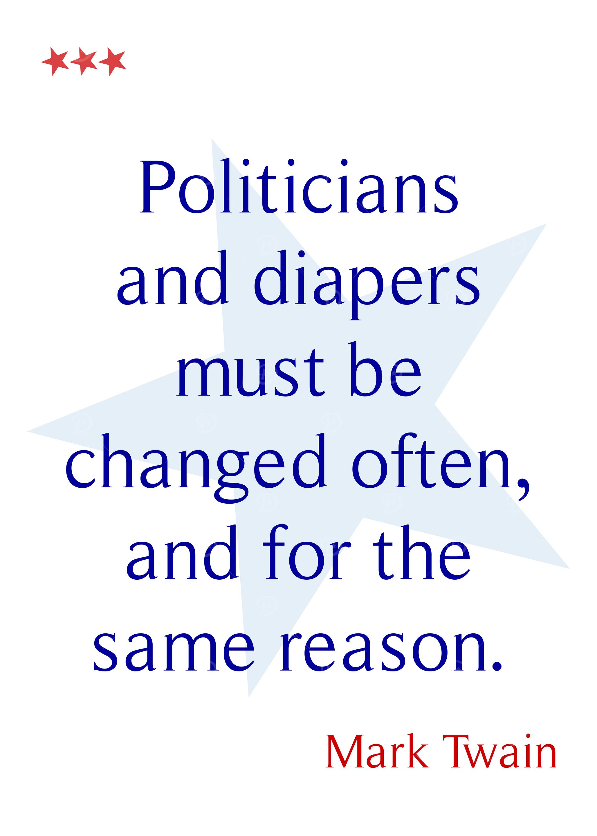 Mark Twain Politicians