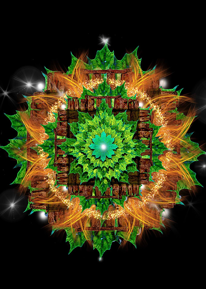 Autumnal Henge Mandala