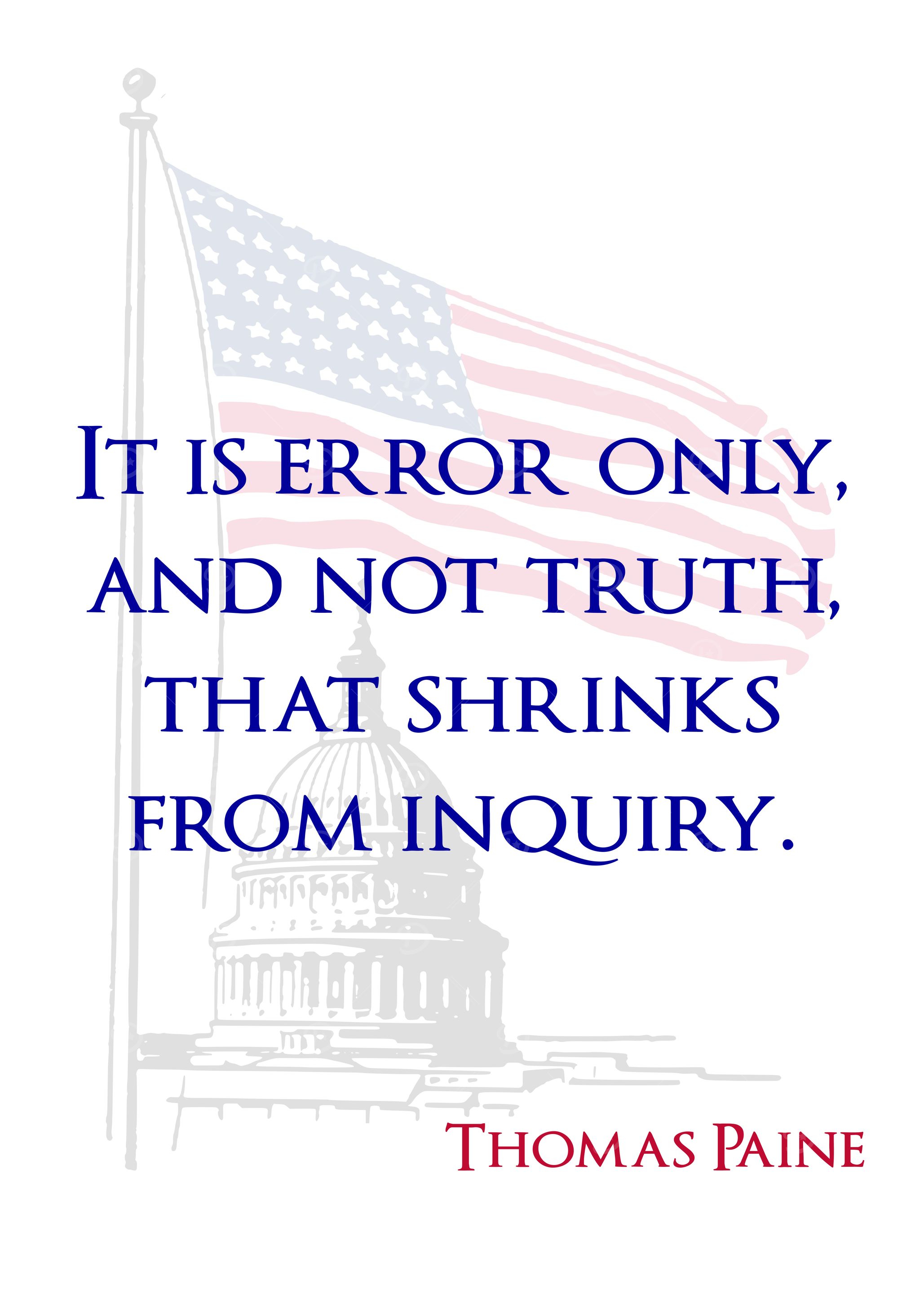 Thomas Paine Inquiry