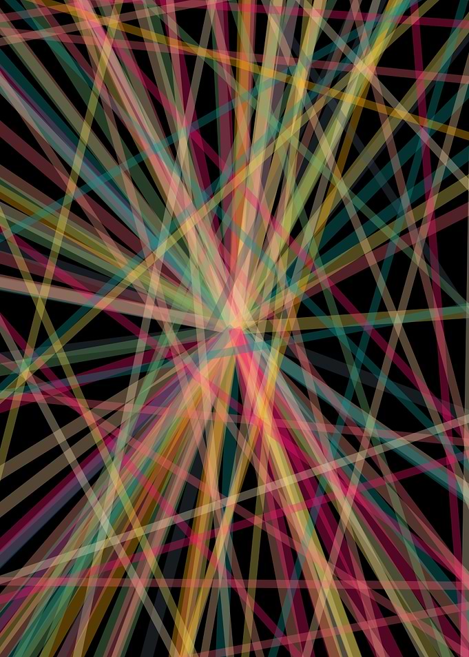 Universe Colorful Lines