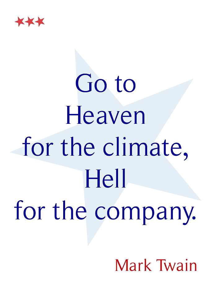 Mark Twain Heaven Hell
